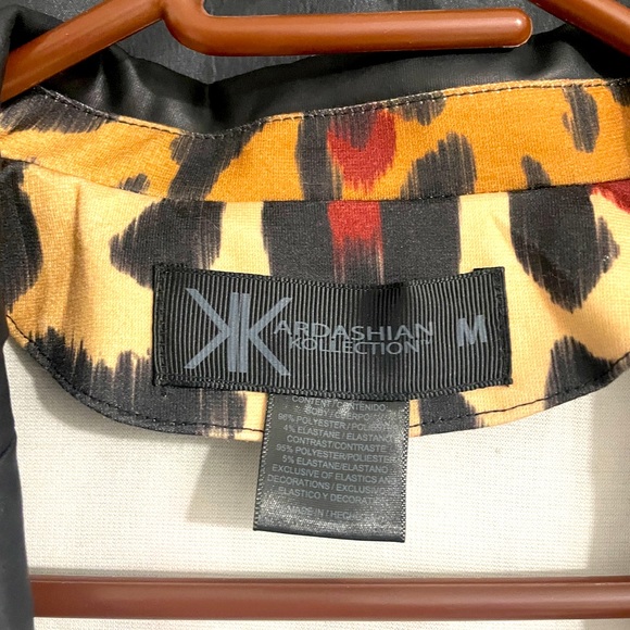 Kardashian Kollection Leopard Print Jacket/Blazer - Picture 3 of 3